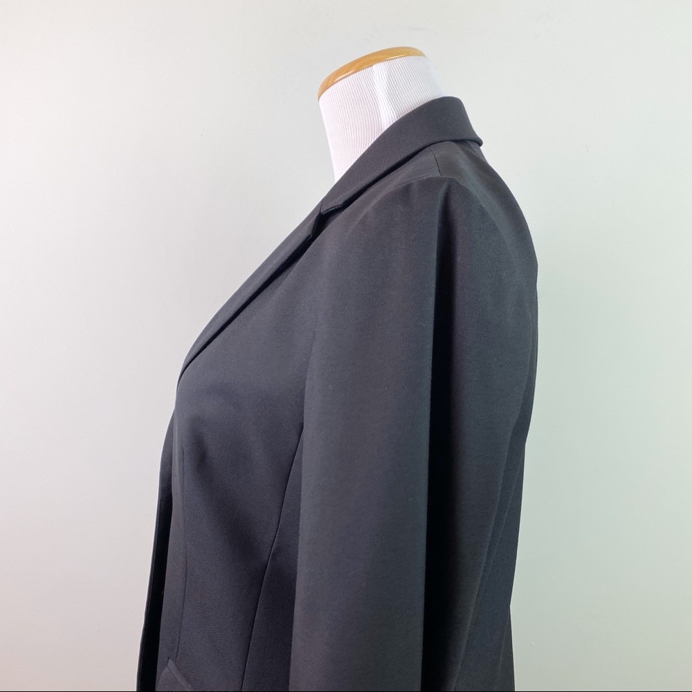 J. Crew School Boy Blazer Black Wool Size 8 - Picture 5 of 8